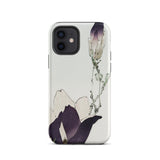 Purple Magnolia - Watanabe Seitei Bijutsu Sekai Art Iphone Case, 12 / Matte, Floral-patterned Iphone Case