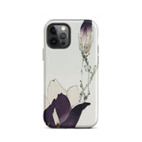 Purple Magnolia - Watanabe Seitei Bijutsu Sekai Art Iphone Case, 12 Pro / Matte, Floral-patterned Smartphone Case