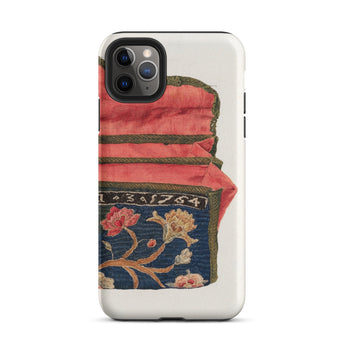 Purse - Eleanor Alexander 1930s Fashion Art Iphone Case, 11 Pro Max / Matte, Floral Embroidered Phone Case