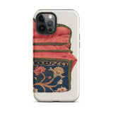 Purse - Eleanor Alexander 1930s Fashion Art Iphone Case, 12 Pro Max / Matte, Floral Embroidered Phone Case