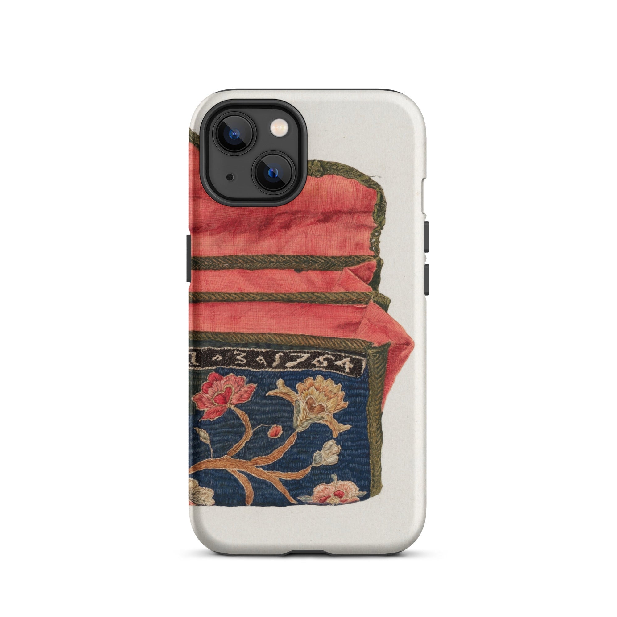 Purse - Eleanor Alexander 1930s Fashion Art Iphone Case, 13 / Matte, Floral Embroidered Phone Case