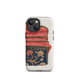 Purse - Eleanor Alexander 1930s Fashion Art Iphone Case, 13 Mini / Matte, Floral Embroidered Phone Case