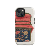 Purse - Eleanor Alexander 1930s Fashion Art Iphone Case, 14 / Matte, Floral Embroidered Phone Case