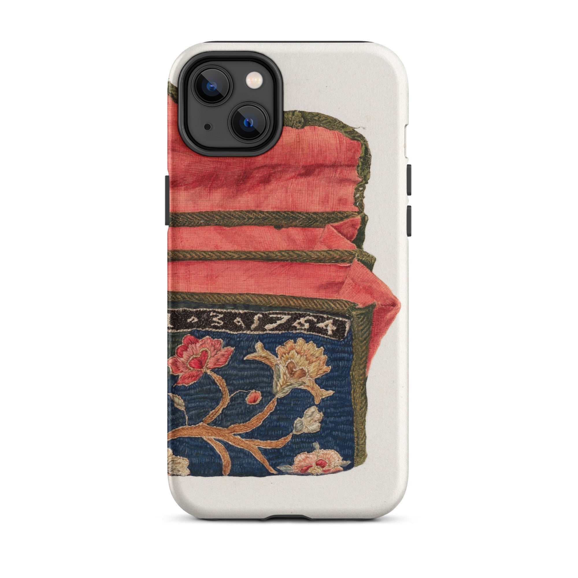 Purse - Eleanor Alexander 1930s Fashion Art Iphone Case, 14 Plus / Matte, Phone Case Floral Textile Design