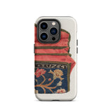 Purse - Eleanor Alexander 1930s Fashion Art Iphone Case, 14 Pro / Matte, Floral Embroidered Phone Case