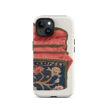 Purse - Eleanor Alexander 1930s Fashion Art Iphone Case, 15 / Matte, Floral Embroidered Phone Case
