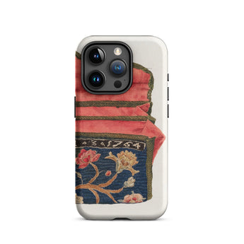 Purse - Eleanor Alexander 1930s Fashion Art Iphone Case, 15 Pro / Matte, Floral Embroidered Phone Case