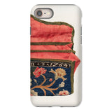 Purse - Eleanor Alexander 1930s Fashion Art Iphone Case, 8 / Matte, Floral Embroidered Phone Case