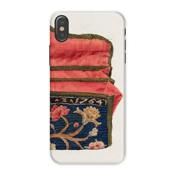 Purse - Eleanor Alexander 1930s Fashion Art Iphone Case, x / Matte, Floral Embroidered Phone Case