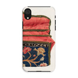 Purse - Eleanor Alexander 1930s Fashion Art Iphone Case, Xr / Matte, Floral Embroidered Phone Case