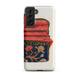 Purse - Eleanor Alexander 1930s Fashion Art Samsung Case, Galaxy S21 Plus / Matte, White Phone Case Embroidered Textile Design