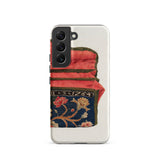 Purse - Eleanor Alexander 1930s Fashion Art Samsung Case, Galaxy S22 / Matte, White Smartphone Case Embroidered Textile Design