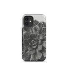 Pyramidal Saxifrage (saxifraga Aizoon) Karl Blossfeldt Iphone Case, 12 Mini / Matte, Black White Succulent Phone Case