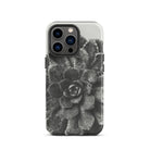 Pyramidal Saxifrage (saxifraga Aizoon) Karl Blossfeldt Iphone Case, 13 Pro / Matte, Black White Succulent Phone Case