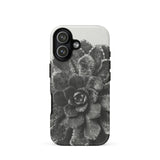 Pyramidal Saxifrage (saxifraga Aizoon) - Karl Blossfeldt Phone Case Iphone 17 / Matte Black Succulent Phone Case Textured Design Durable