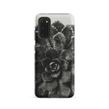 Pyramidal Saxifrage (saxifraga Aizoon) - Karl Blossfeldt Phone Case Samsung Galaxy S20 / Matte Black White Printed Phone Case Detailed