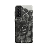 Pyramidal Saxifrage (saxifraga Aizoon) - Karl Blossfeldt Phone Case Samsung Galaxy S21 Fe / Matte Black White Printed Phone Case Detailed