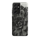 Pyramidal Saxifrage (saxifraga Aizoon) - Karl Blossfeldt Phone Case Samsung Galaxy S21 Ultra / Matte Black White Printed Phone Case