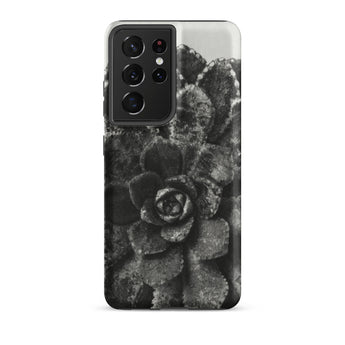 Pyramidal Saxifrage (saxifraga Aizoon) - Karl Blossfeldt Phone Case Samsung Galaxy S21 Ultra / Matte Black White Printed Phone Case