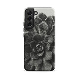 Pyramidal Saxifrage (saxifraga Aizoon) - Karl Blossfeldt Phone Case Samsung Galaxy S22 Plus / Matte Black White Printed Phone Case Detailed