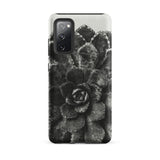 Pyramidal Saxifrage (saxifraga Aizoon) - Karl Blossfeldt Samsung Case, Galaxy S20 Fe / Matte, Black White Succulent Plant Phone Case