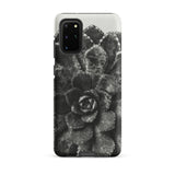 Pyramidal Saxifrage (saxifraga Aizoon) - Karl Blossfeldt Samsung Case, Galaxy S20 Plus / Matte, Grey Black Phone Case Textured Succulent