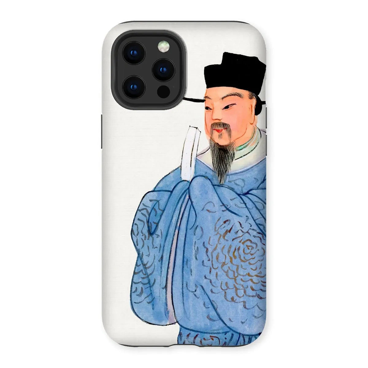 Qing Court Official - Chinese Aesthetic Art Phone Case - Iphone 12 Pro Max / Matte - Mobile Phone Cases - Aesthetic Art