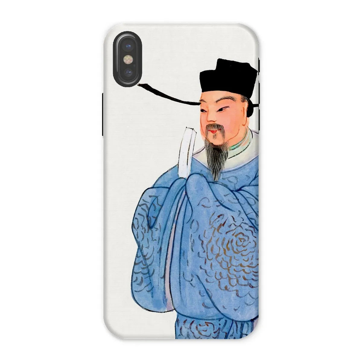 Qing Court Official - Chinese Aesthetic Art Phone Case - Iphone x / Matte - Mobile Phone Cases - Aesthetic Art