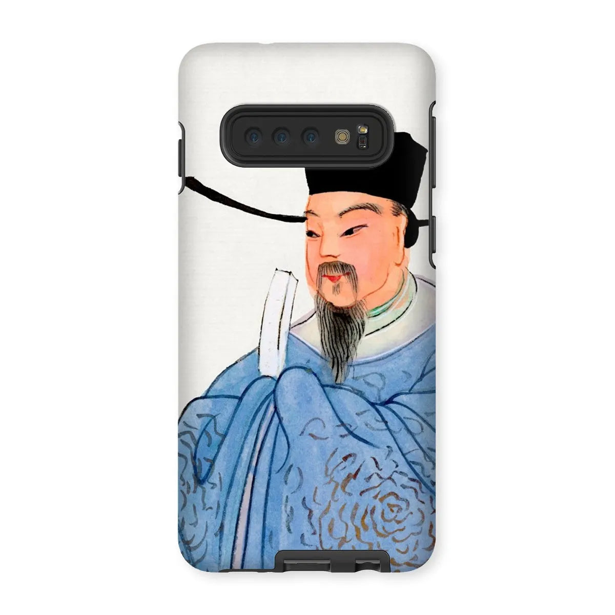 Qing Court Official - Chinese Aesthetic Art Phone Case - Samsung Galaxy S10 / Matte - Mobile Phone Cases - Aesthetic Art