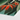 Vibrant Orange Dark Green Tropical Flower Print Textured Robert John Thornton, Queen Plant’s Regal Presence, Floral