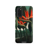 Queen Plant - Robert John Thornton Samsung Case, Galaxy S20 / Matte, Smartphone Case Vibrant Bird Paradise Flower Painting