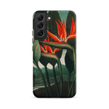 Queen Plant - Robert John Thornton Samsung Case, Galaxy S22 Plus / Matte, Smartphone Case Vibrant Bird Paradise Floral Design