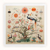 Queer Menagerie Pt 3 - Alien Bird Taxonomy Art Print / Canvas, Queer Menagerie, Alien Gay Bird, 18th-century Scientific Illustration