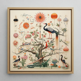 Queer Menagerie Pt 3 - Alien Bird Taxonomy Art Print, Posters Prints & Visual Artwork, Toby Leon