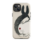 Rabbits Kōno Bairei Meiji Era Iphone Case, 14 Plus / Matte, Phone Case Rabbit Design