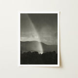 Rainbow - Alfred Stieglitz Black and White Art Print / Canvas Black-and-white Framed Dramatic Mountainous Terrain Stieglitz’s, Nature’s