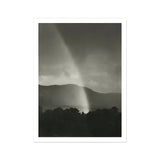 Rainbow - Alfred Stieglitz Black and White Art Print, 24x32’’ / 61x81cm / Unframed, Beam Light Pierces Dark Storm Clouds