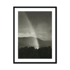 Rainbow - Alfred Stieglitz Black and White Art Print, Rainbow Pierces Dark Storm Clouds