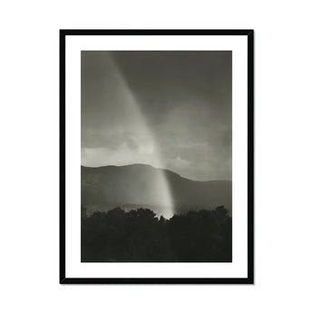 Rainbow - Alfred Stieglitz Black and White Art Print, Rainbow Pierces Dark Storm Clouds