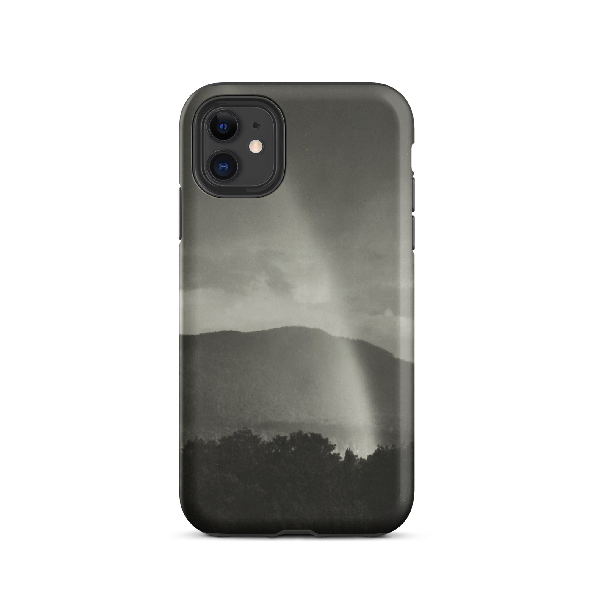 Rainbow Alfred Stieglitz Black & White Iphone Case, 11 / Matte, Black White Mountain Scene Phone Case