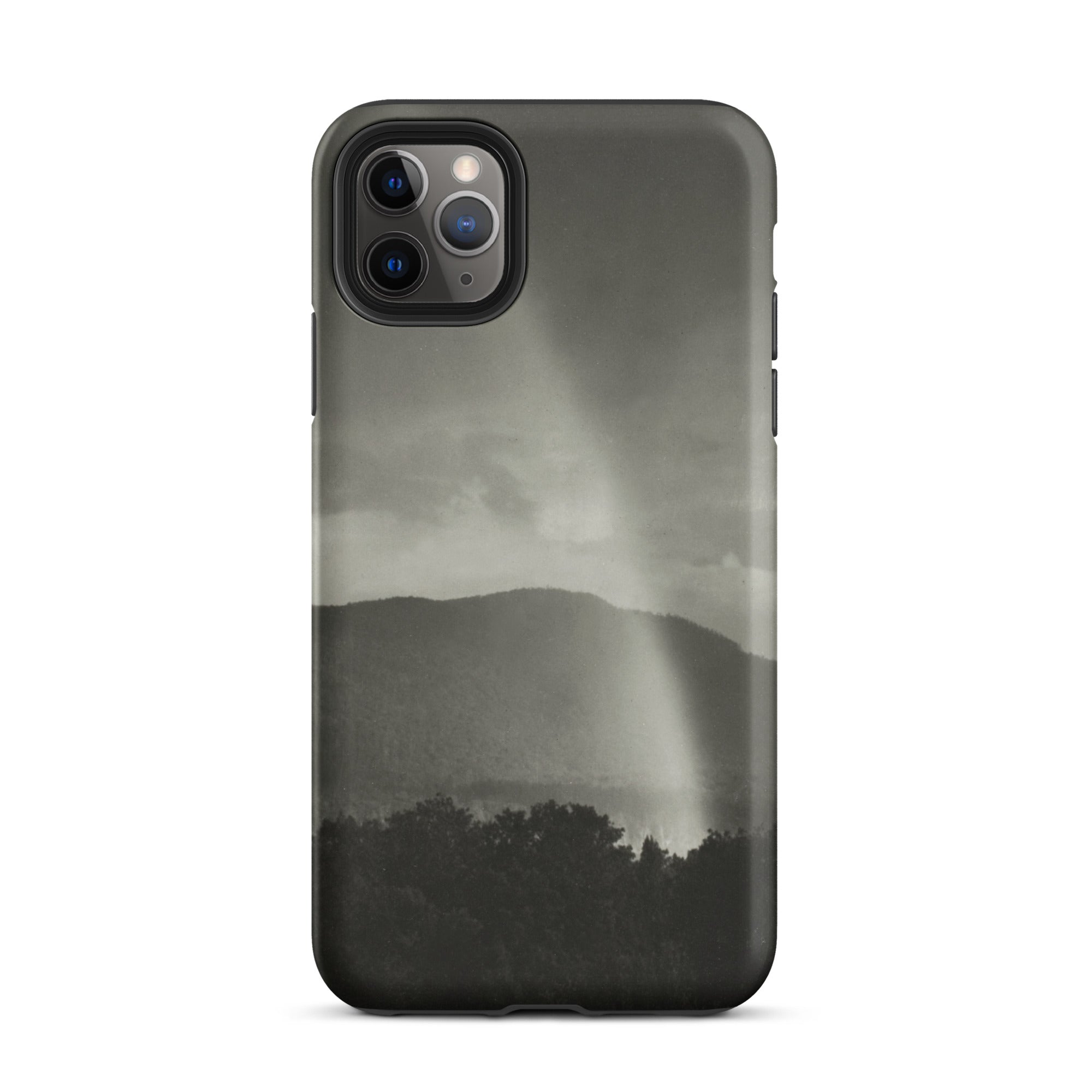 Rainbow Alfred Stieglitz Black & White Iphone Case, 11 Pro Max / Matte, Black Phone Case Mountain Scene