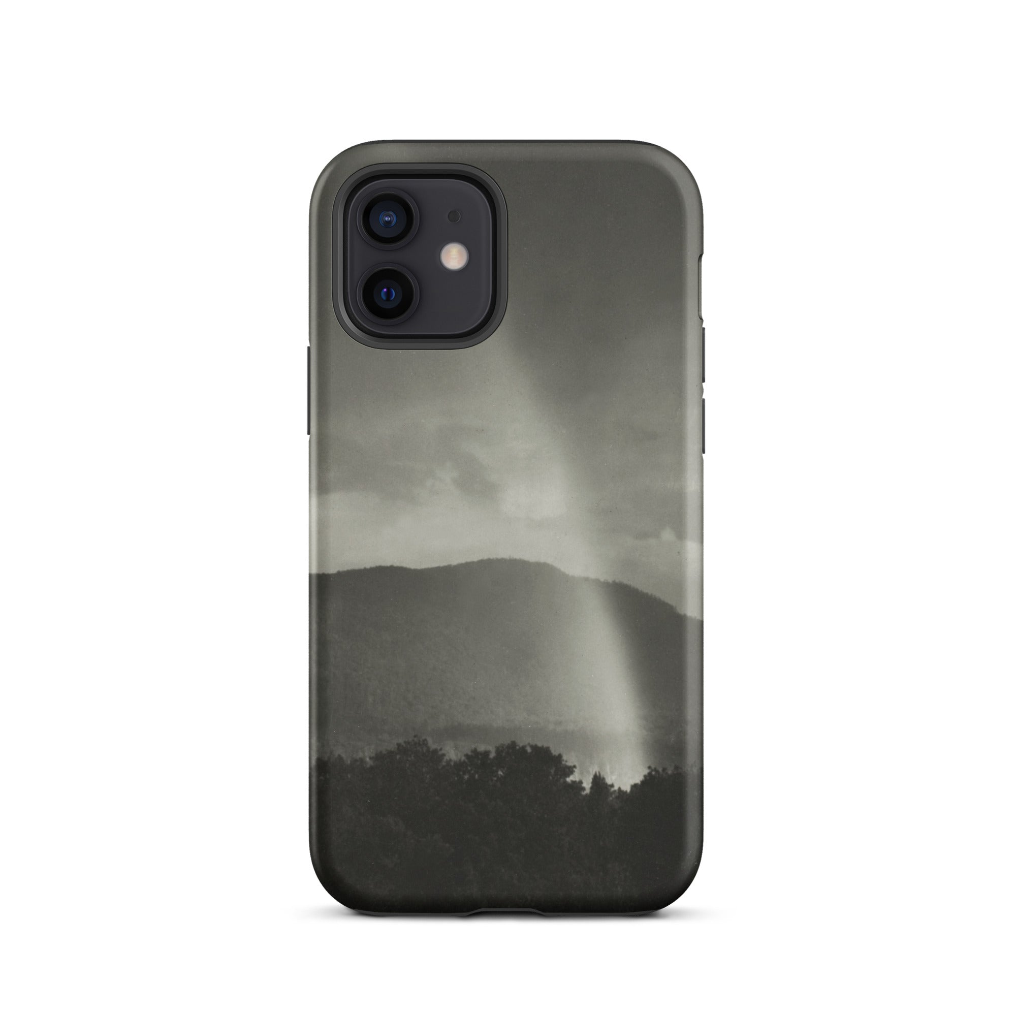Rainbow Alfred Stieglitz Black & White Iphone Case, 12 / Matte, Black Phone Case Mountain Scene