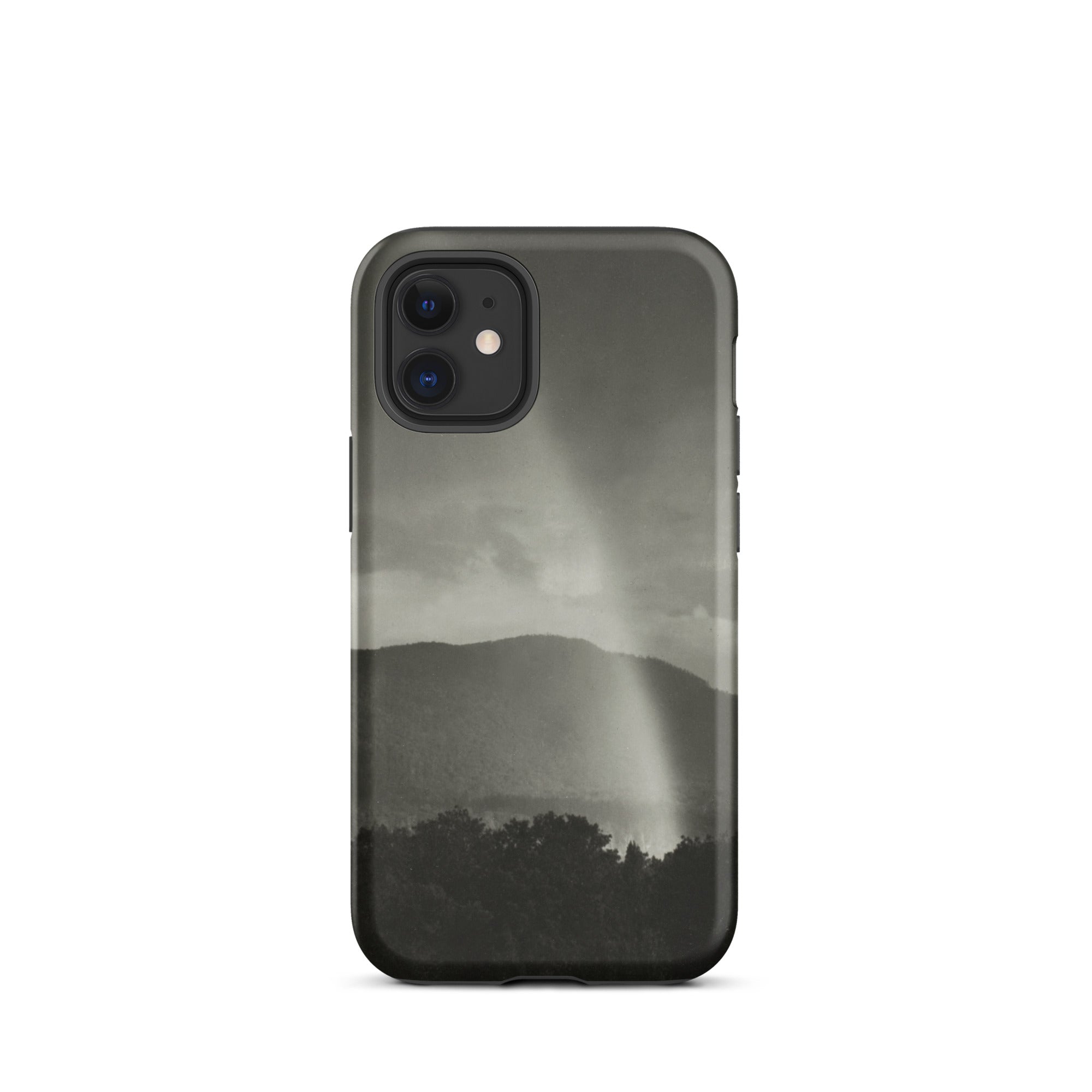 Rainbow Alfred Stieglitz Black & White Iphone Case, 12 Mini / Matte, Black Phone Case Mountain Scene