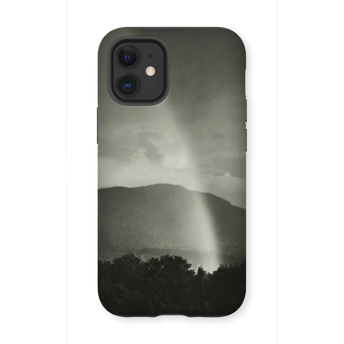 Rainbow - Alfred Stieglitz Black & White Iphone Case, 12 Mini / Matte, Black Phone Case Mountain Scene