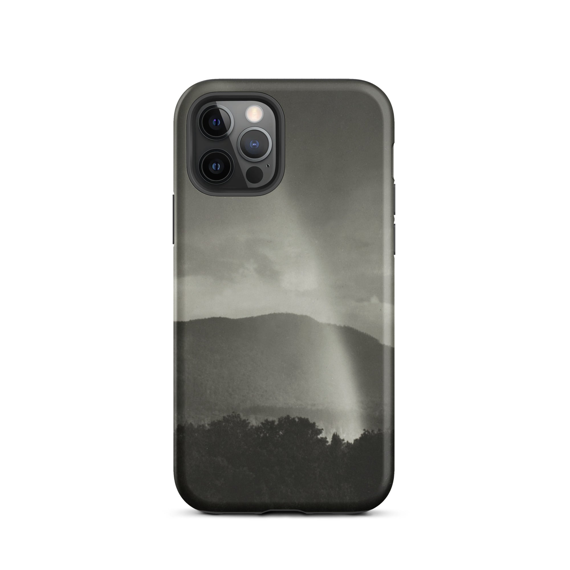 Rainbow Alfred Stieglitz Black & White Iphone Case, 12 Pro / Matte, Black Phone Case Mountain Scene