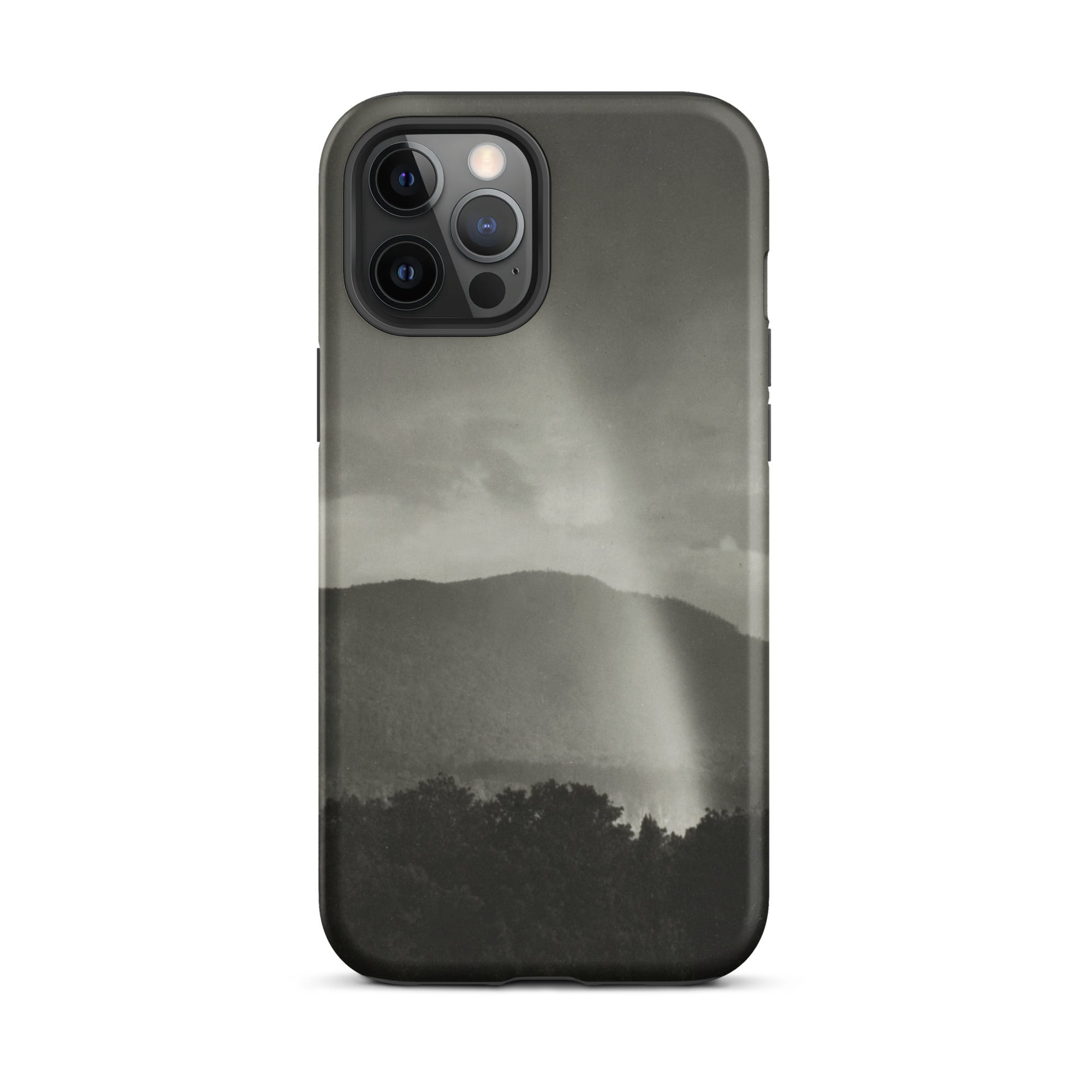 Rainbow Alfred Stieglitz Black & White Iphone Case, 12 Pro Max / Matte, Black Phone Case Grayscale Landscape