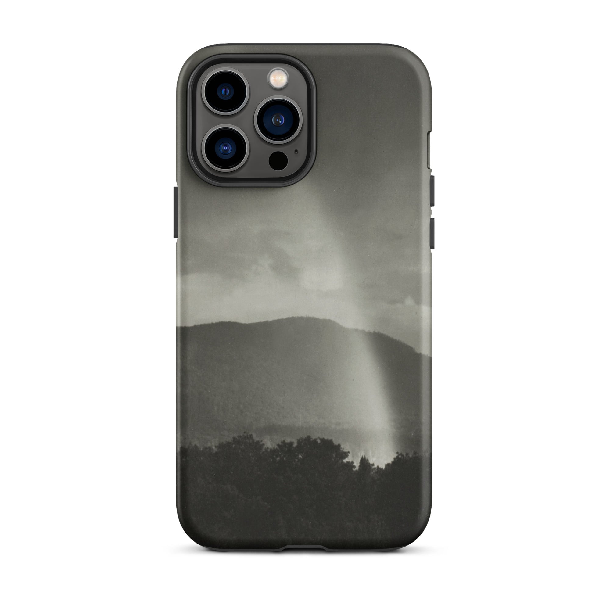 Rainbow Alfred Stieglitz Black & White Iphone Case, 13 Pro Max / Matte, Black Phone Case Mountain Scene