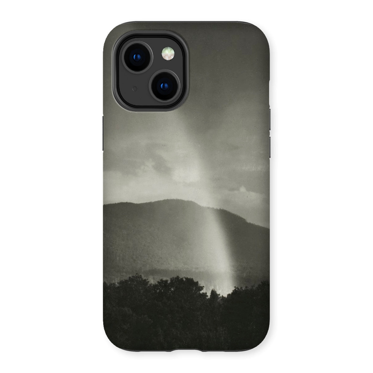 Rainbow - Alfred Stieglitz Black & White Iphone Case, 14 Plus / Matte, Black Iphone Case Mountain Landscape