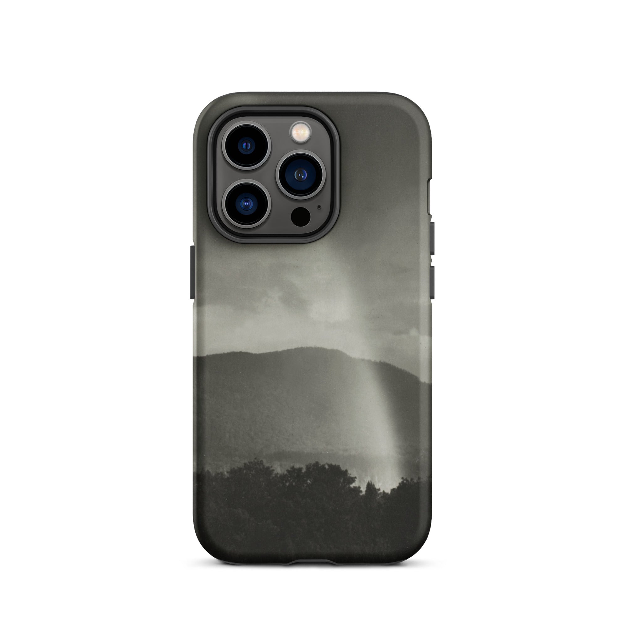 Rainbow Alfred Stieglitz Black & White Iphone Case, 14 Pro / Matte, Black Phone Case Mountain Scene