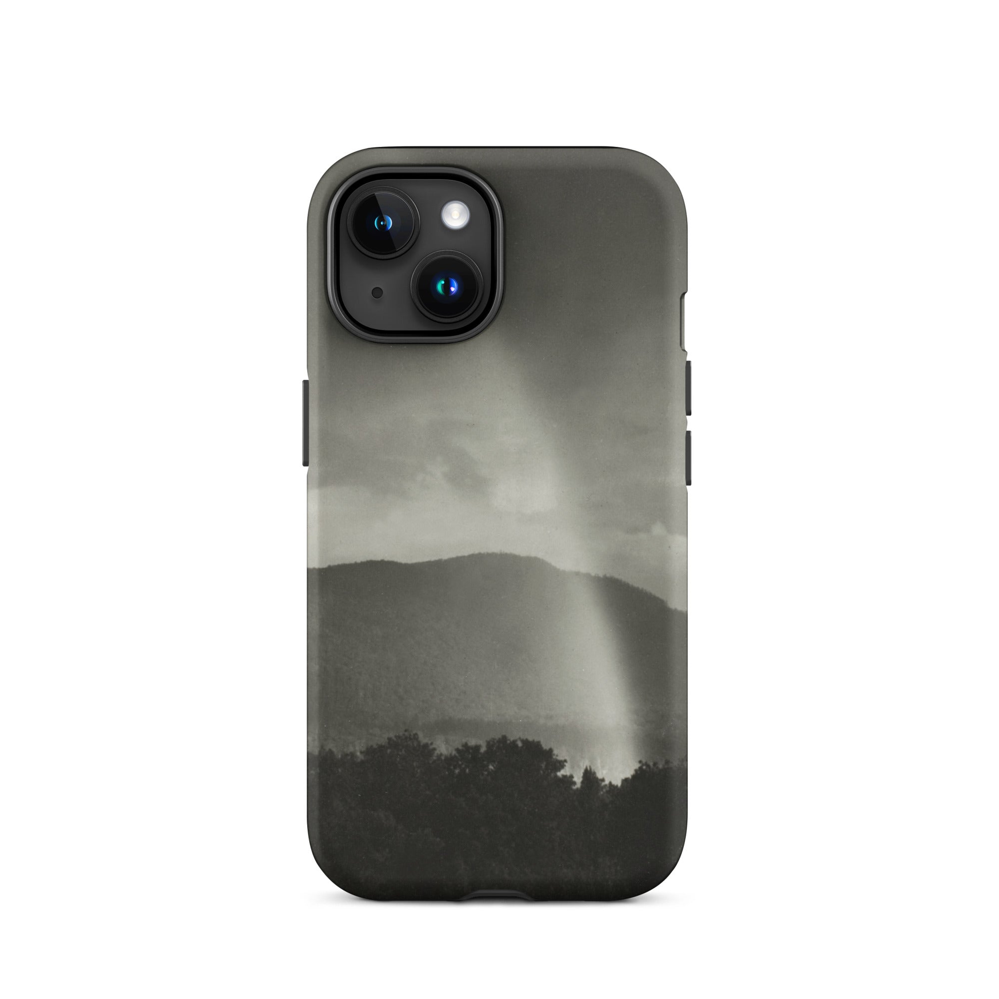 Rainbow Alfred Stieglitz Black & White Iphone Case, 15 / Matte, Black Phone Case Mountain Landscape